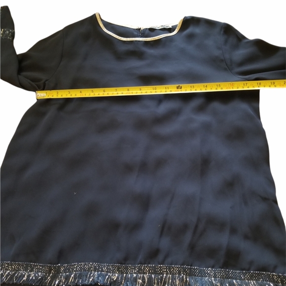 Tunic top blue 3/4 blue for woman. M. - Picture 6 of 7